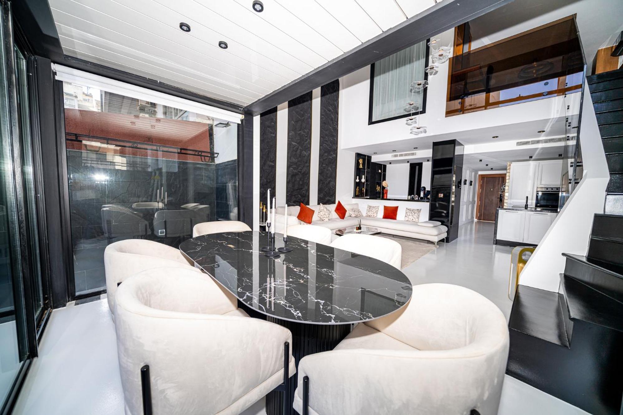 Ecrin Secret, Duplex Prestige, Proche Corniche & Medina, Piscine, Parking, Wifi, Iptv, Ac Apartment Tangier Exterior photo